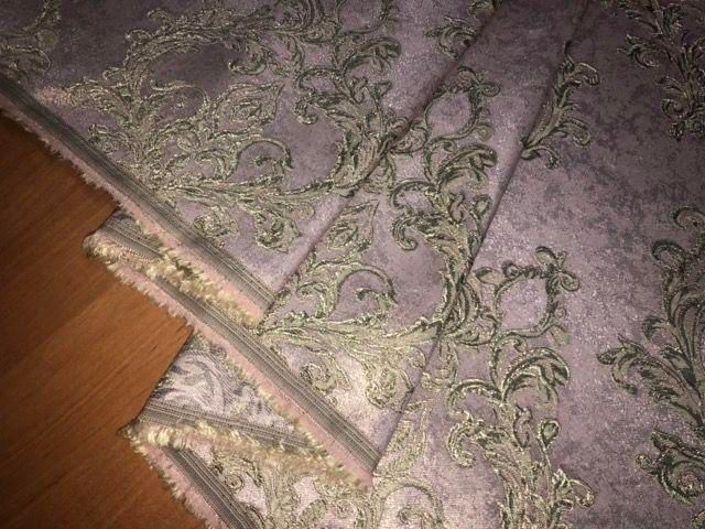 Ошатна класична портьєра з легким відливом DAMASK 17972 V &mdash; 3 фото