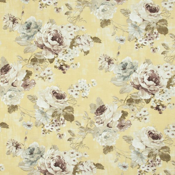 Декоративна тканина лонета Флорал / FLORAL квіти великі фуксія tk161173 фото